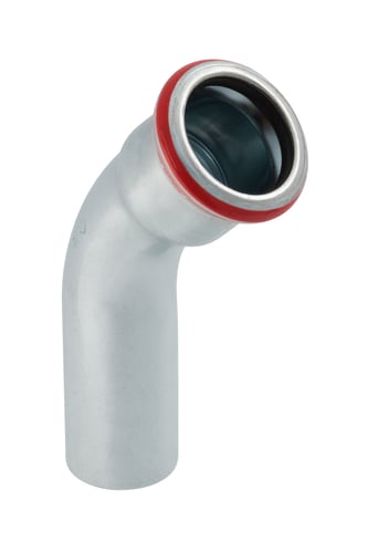 Geberit Mapress bøjning FZ 45° 22mm muffe/nippel - 1