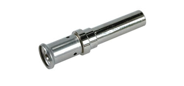 Henco pres indstiks-overgang alu/stålrør 20x22mm CuSi forniklet - 1