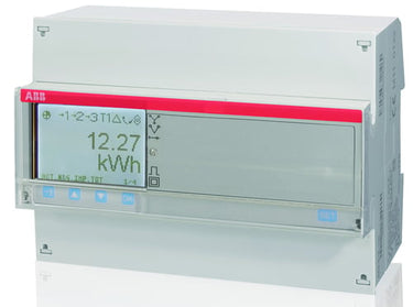 El-måler 3 faset direkte måling 80Amp med puls/alarm udgang A43 111-100 Stål - 1