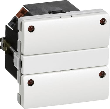 LK FUGA betjeningsknap - 4 knapper og LED - KNX - hvid - 1
