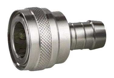 NITO 1/2" Rustfri Koblingshus med 1/2" slangespids - 1
