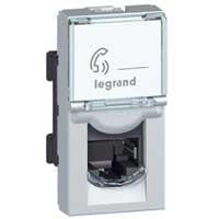 Mosaic dataudtag RJ45 Cat-5E FTP 1M aluinium - 1