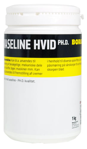 Vaseline hvid syrefri fast 1KG - 1
