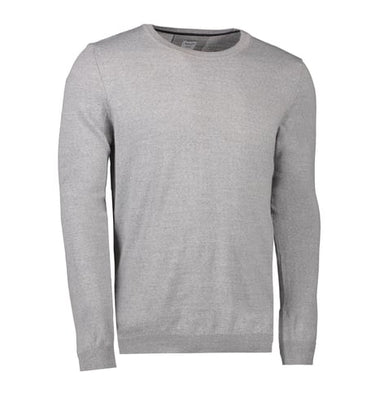 Seven Seas the knit S650 lys grå melange str M - 1