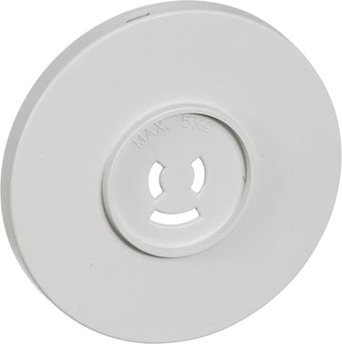 Afdækning Lampestikkontakt Ø80 mm lysegrå - 1