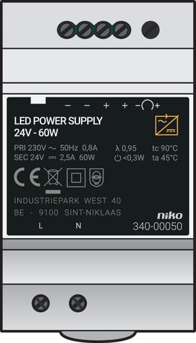 Modulær strømforsyning 24 Vdc 60 W - 1