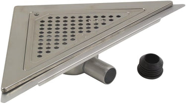 BLÜCHER hjørneafløb Ø32mm membran rustfrit - 1