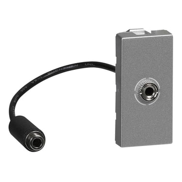 Mosaic AV mini jack 3,5mm forlænger 15cm kabel 1M alu - 1