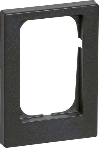 FUGA ramme Baseline 68 1,5 modul asymmetrisk koksgrå - 1