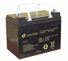 Blybatteri 12V-33AH 195X130X155 - 1