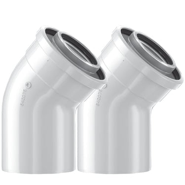 Bosch balancerede aftræk 2 x 45° DN60/100 - 1