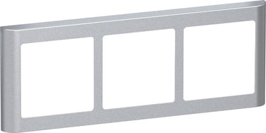 LK FUGA SOFT designramme 3 modul vandret stålmetallic - 1