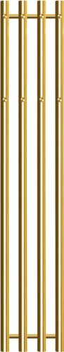 KRISS Vega håndklædetørrer 1420x257mm guld PVD - 1