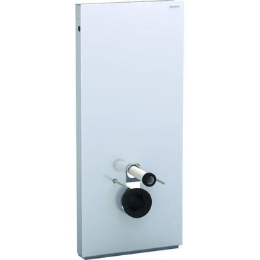 Geberit Monolith cisternemodul vægh. toilet 114 cm glas hvid/alu - 1