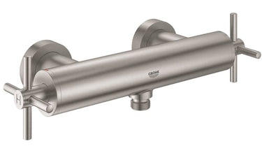 GROHE Atrio brusearmatur til væg udvendig SuperSteel 26003DC3 - 1