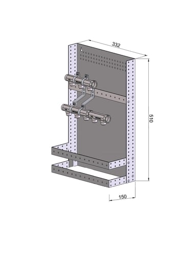 Pettinaroli skaktplade med brugsvand 5KV 3VV - 1