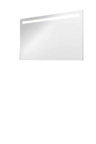 Sanibell Proline spejlskab med LED belysning 120 x 74 cm mathvide sidepaneler - 1