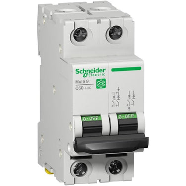 Automatsikring Multi9 C60H-DC 10A 2P C-karakteristik 500VDC UL1077 - 1