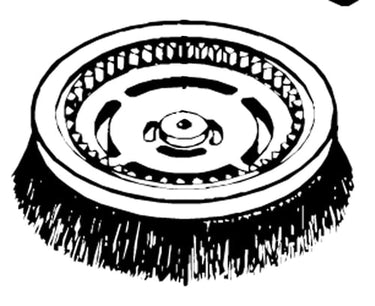 Børstekrans m/naturhår prof - 1