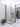 Dansani A81-03 brusedør 200 x 77-79 cm sort/klart glas - 7