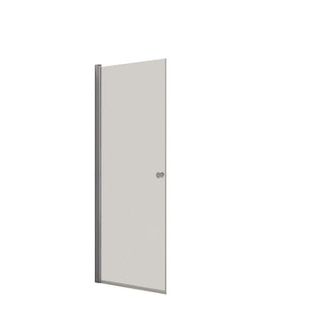 Dansani brusedør H:200x87-89cm krom/klart glas - 1