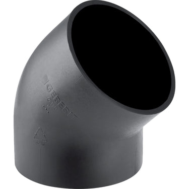 Geberit PEH bøjning 45° Ø125mm - 1