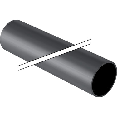 PEH afløbsrør Geberit 32 x 3 x 5000 mm sort - 1