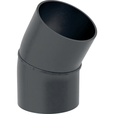 Geberit PEH bøjning 30° 315mm sort - 1
