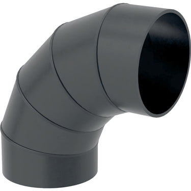 Geberit PEH bøjning 90° 315mm sort - 1