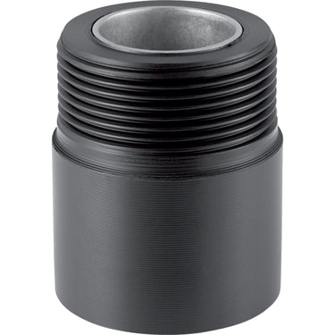 PEH overgangsstykke Geberit 56 mm x 2 np sort - 1