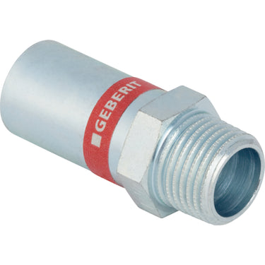 Geberit Mapress overgang FZ 22mmx1/2" nippel/nippel - 1