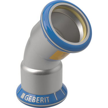 Geberit Mapress bøjning rf (gas) 45° d=54mm - 1