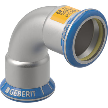 Geberit Mapress bøjning rf (gas) 90° d=42mm - 1