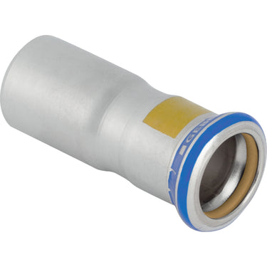 Geberit Mapress reduktion rf m/ nippelende (gas) d=28mm d1=22mm - 1