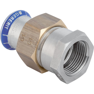 Geberit Mapress rf union med indvendigt gevind: d=15mm Rp=3/4" G=3/4" - 1