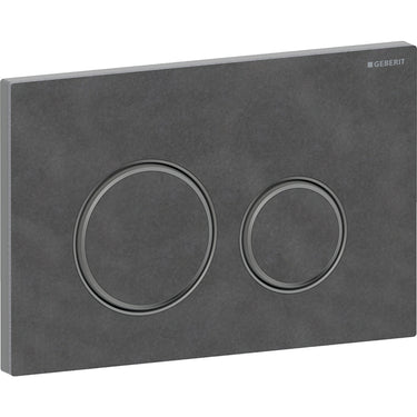 Geberit Sigma21 betjeningsplade sort krom/skifer - 1
