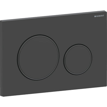 Geberit Sigma20 betjeningsplade mat sort - 1