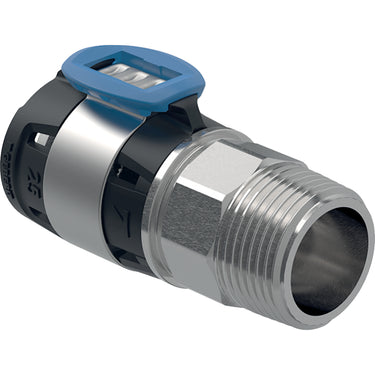 Geberit FlowFit overgang 32mmx1" np sort CrNiMo-stål - 1