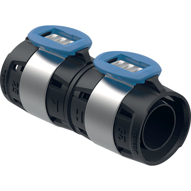 Geberit FlowFit kobling 40 mm sort PPSU - 1