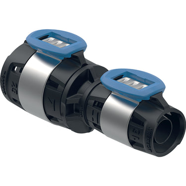 Geberit FlowFit reduktion 25 x 20 mm sort PPSU - 1