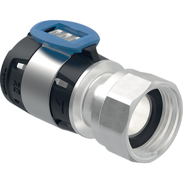 Geberit FlowFit overgang 16mmx1/2" oml sort - 1