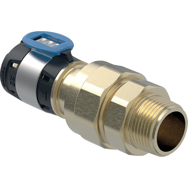Geberit FlowFit union 25mmx3/4"x1" np blyfri siliciumbronze - 1