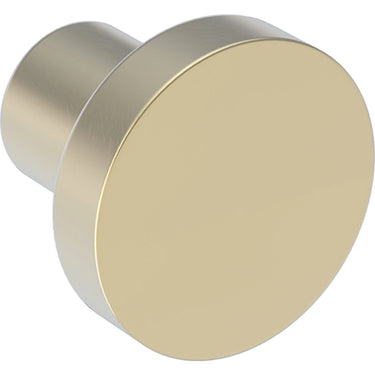 Ifö møbelgreb S10 knopgreb blank messing 28 x 28 x 25 - 1