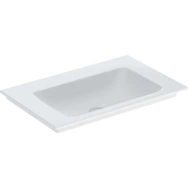 Geberit ONE håndvask 75 x 48 cm u/hanehul hvid/KeraTect - 1