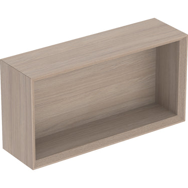 Geberit Icon vægskab 450 x 132 x 233 mm eg natur højkomprimeret trelags-spånplade melamin træstruktur - 1