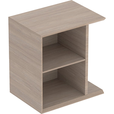 Geberit Icon sideskab 370 x 273 x 400 mm eg natur højkomprimeret trelags-spånplade melamin træstruktur - 1