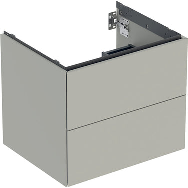 Geberit ONE underskab t/håndvask to skuffer 600 x 504 x 470 Greige mat - 1