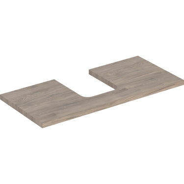Geberit ONE bordplade t/håndvask udskæring midt 105 x 3 x 47 cm nød - 1