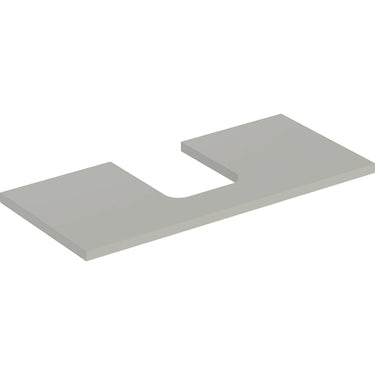 Geberit ONE bordplade t/håndvask udskæring midt 105 x 3 x 47 cm Greige - 1
