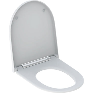 Geberit ONE toiletsæde med SC/QR blank forkr - 1